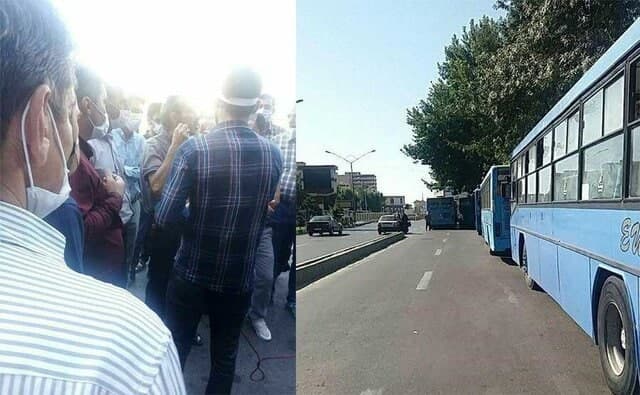 اعتصاب رانندگان اتوبوس در اورمیه